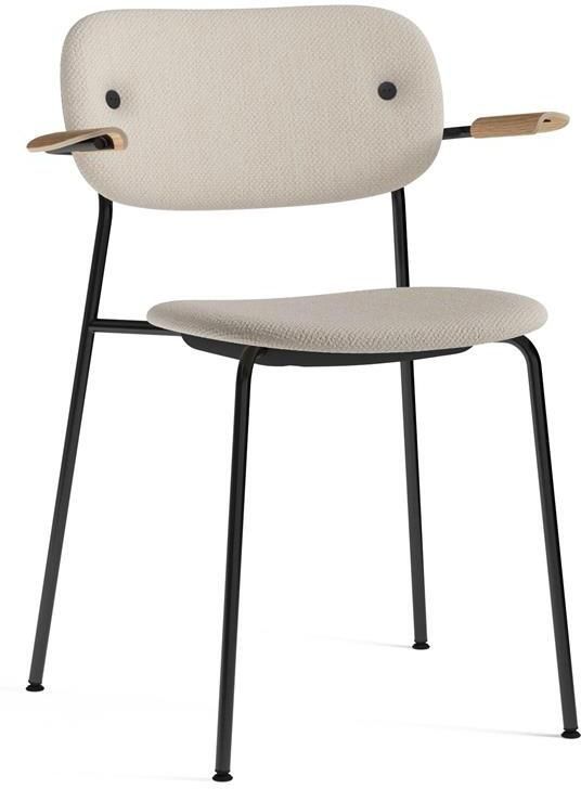 Audo Copenhagen Co eetkamerstoel met arm stof Doppiopanama 4