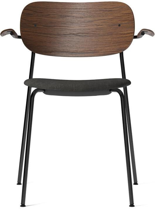 Audo Copenhagen Co eetkamerstoel met arm zitting Remix 3 donker