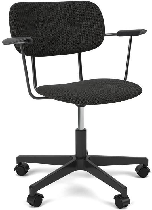 Audo Copenhagen Co Task bureaustoel Re-wool 0198 zwart eiken|zwart