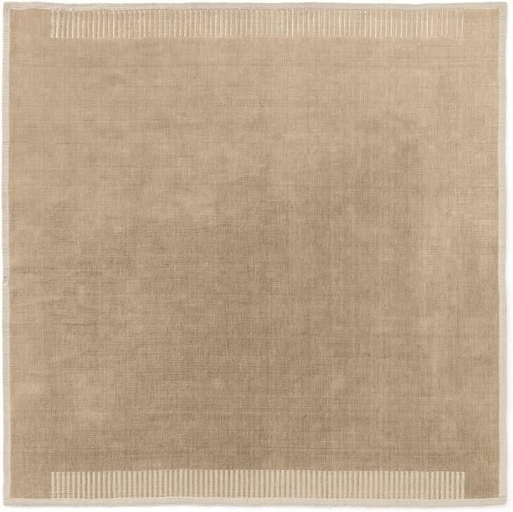 Audo Copenhagen Duomo vloerkleed 270x270 Limestone Beige