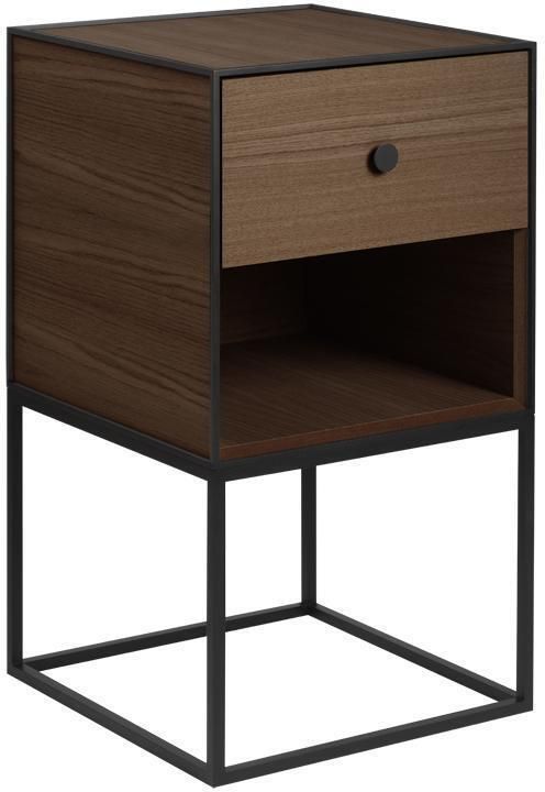 Audo Copenhagen Frame 35 nachtkastje met 1 lade gerookt eiken