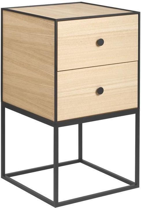 Audo Copenhagen Frame 35 nachtkastje met 2 laden eiken