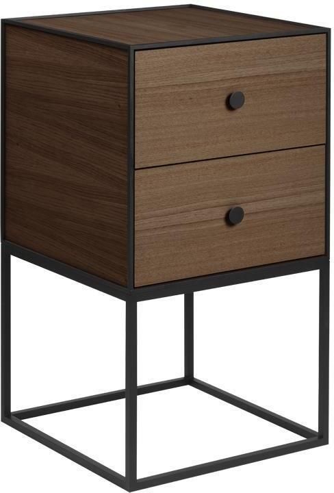 Audo Copenhagen Frame 35 nachtkastje met 2 laden gerookt eiken