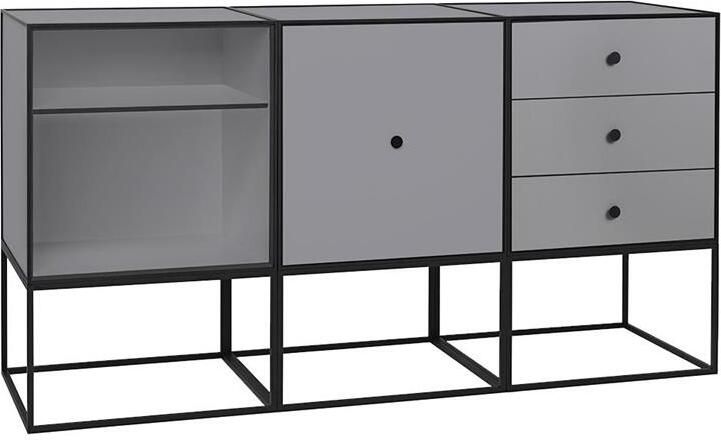 Audo Copenhagen Frame 49 Trio dressoir donkergrijs