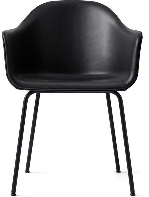 Audo Copenhagen Harbour eetkamerstoel zwart staal Dakar 0842