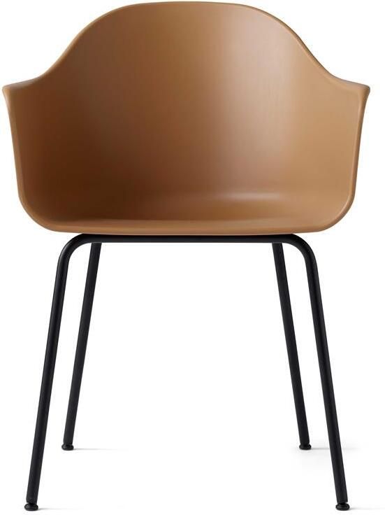 Audo Copenhagen Harbour eetkamerstoel zwart staal Khaki