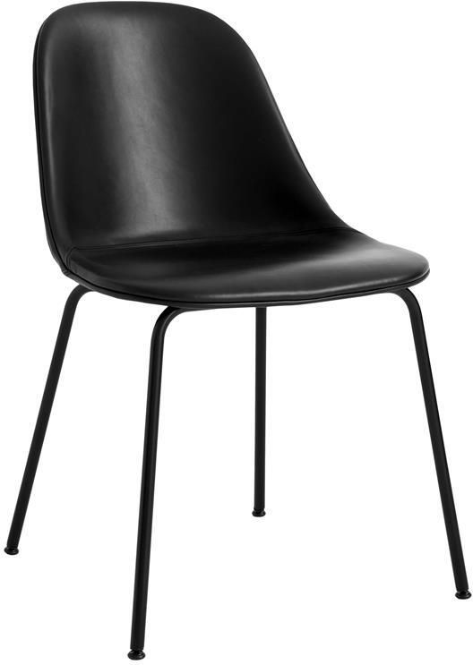 Audo Copenhagen Harbour Side eetkamerstoel zwart staal Dakar 0842