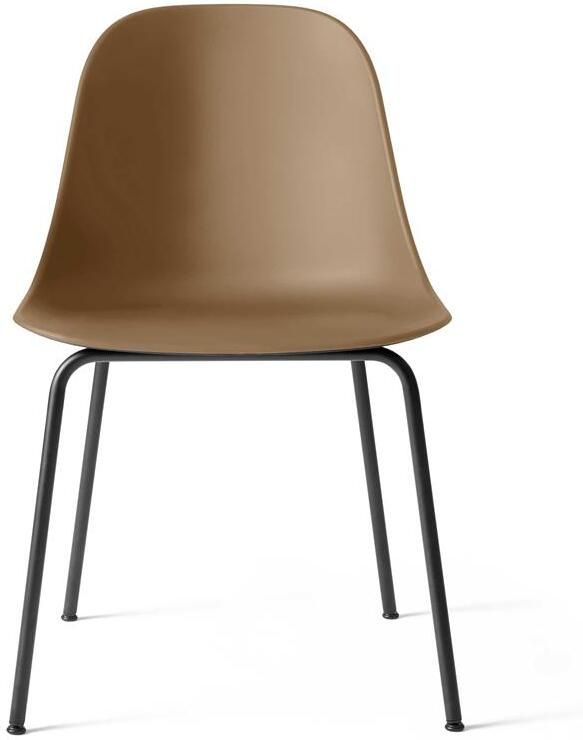 Audo Copenhagen Harbour Side eetkamerstoel zwart staal Khaki