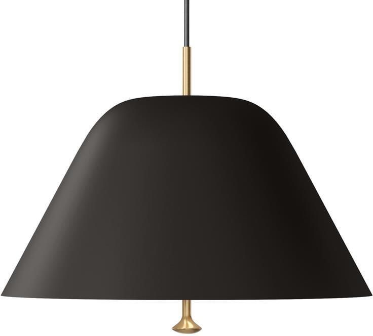 Audo Copenhagen Levitate hanglamp Ø40 zwart|messing