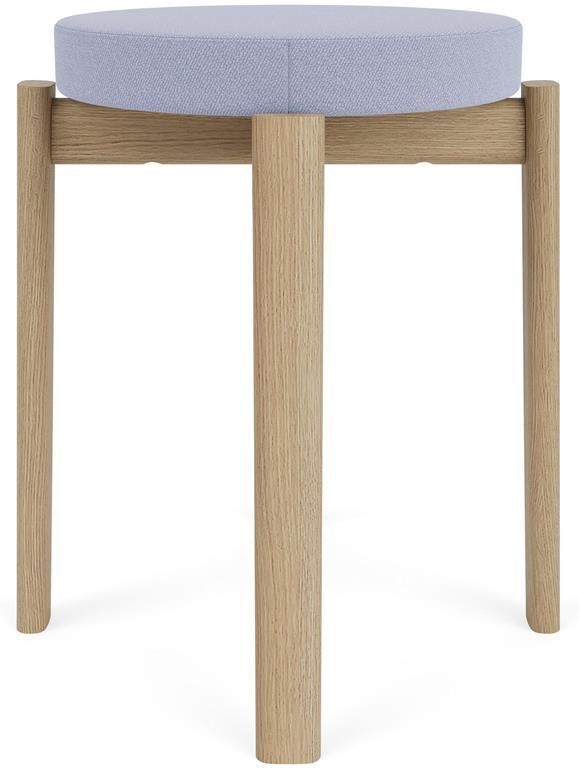 Audo Copenhagen Passage kruk H48 naturel eiken Vidar Purple 0723