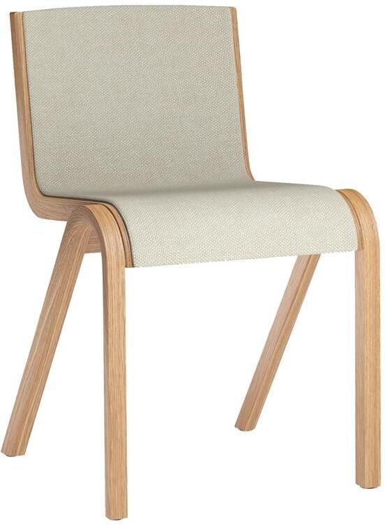 Audo Copenhagen Ready eetkamerstoel naturel eiken gestoffeerd