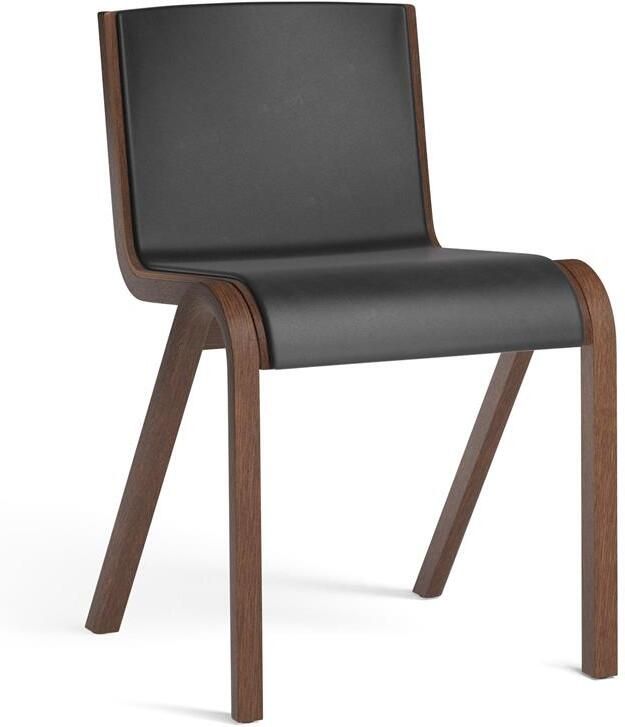 Audo Copenhagen Ready eetkamerstoel rood eiken gestoffeerd Dakar 0842