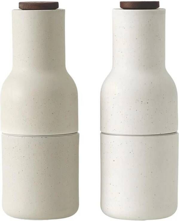 Audo Copenhagen Bottle Grinder peper- en zoutmolen keramiek Sand