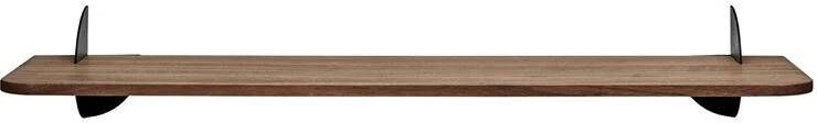 AYTM Aedes wandplank 80 walnoot zwart