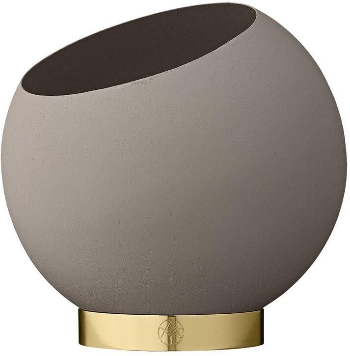 AYTM Globe bloempot Ø17 taupe