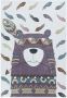Decor24-AY Vrolijk kinderkamer vloerkleed Funny Lama violet 200x290 cm - Thumbnail 1