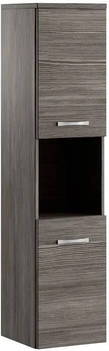 Badplaats Badkamerkast Montreal 30 x 30 x 131 cm Grijs eiken