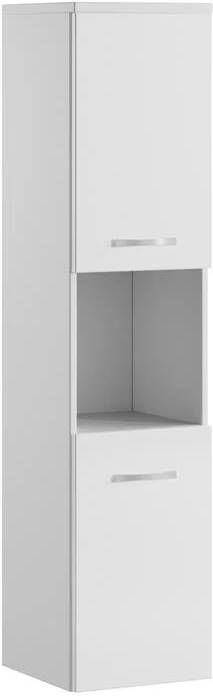 Badplaats Badkamerkast Montreal 30 x 30 x 131 cm Hoogglans wit