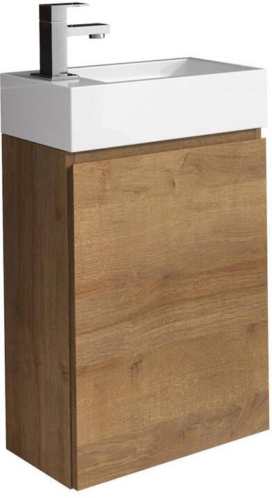Badplaats Toiletmeubel Angela 40 cm x 22 cm Eiken