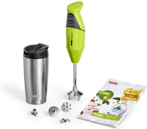 Bamix Staafmixer ToGO M200 Lime met Accessoires 200W