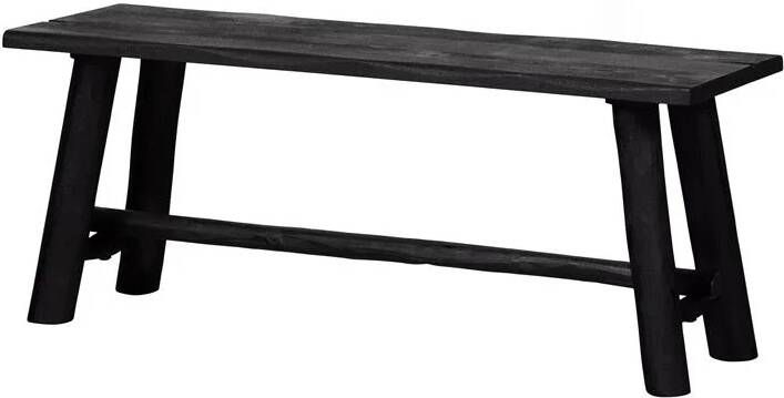 Basiclabel Timber Bankje Mango Hout Zwart 45x145x35 - Foto 3