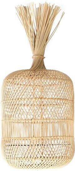 Bazar Bizar Hanglamp Tafellamp Dumpling Rattan 50cm Naturel