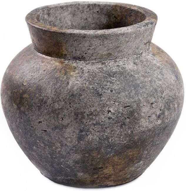 Bazar Bizar De Funky Vaas Antiek Grijs M
