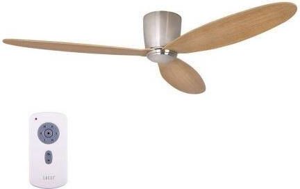 Beacon Lucci Air Plafondventilator Airfusion Radar Zilver Teak Ø 132cm