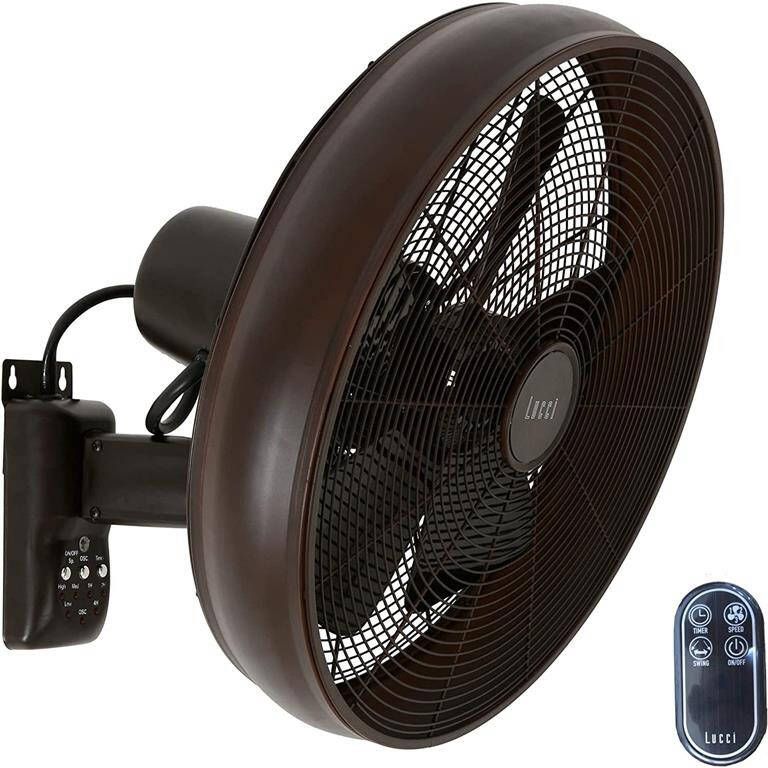 Beacon Lucci Air Wandventilator Breeze Brons Ø 46cm incl. Afstandsbediening
