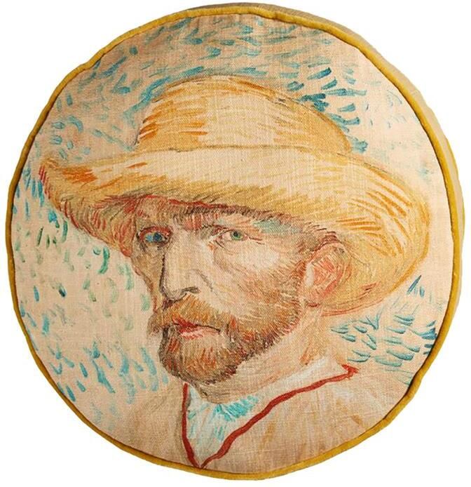 Beddinghouse x Van Gogh Museum Self Portrait Sierkussen 40 x 40 cm Naturel
