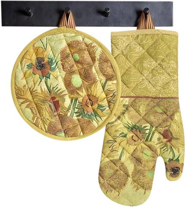 Beddinghouse x Van Gogh Museum Ovenwantenset Sunflower