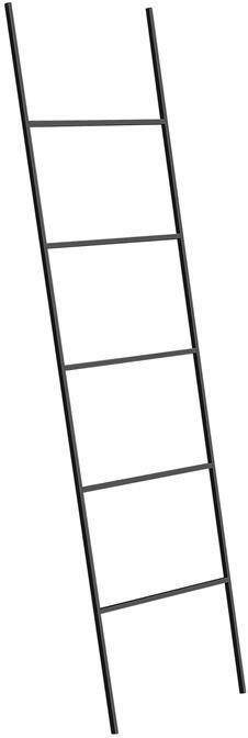 Beliani ARIBIBI Handdoekrek Zwart Metaal - Foto 1