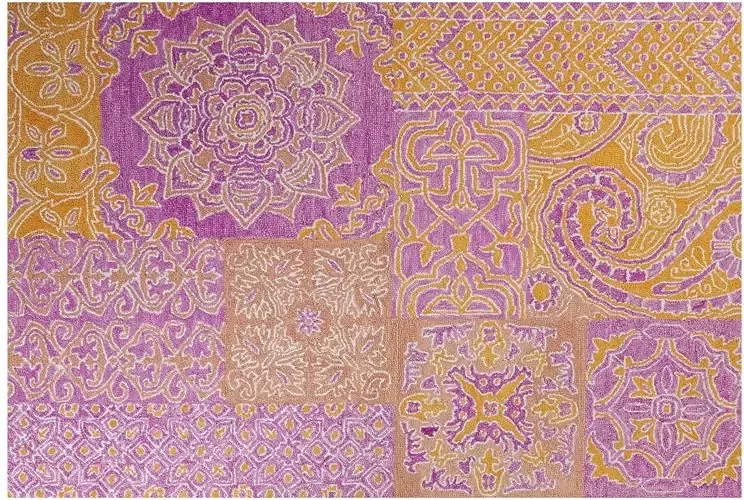 Beliani Vloerkleed vintage meerkleurig 140 x 200 cm AVANOS - Foto 3