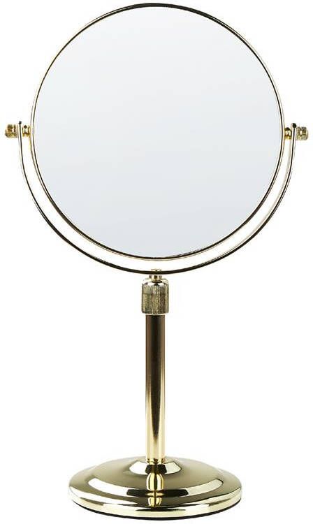 Beliani AVEYRON Tafel spiegel Goud Metaal - Foto 1