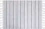 Beliani BADEMLI Vloerkleed Wit 160 x 230 cm Synthetisch materiaal - Thumbnail 1
