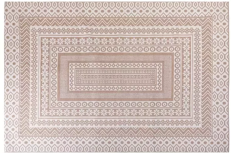 Beliani BAGLAR Jute vloerkleed Beige Wit 200 x 300 cm Jute - Foto 2