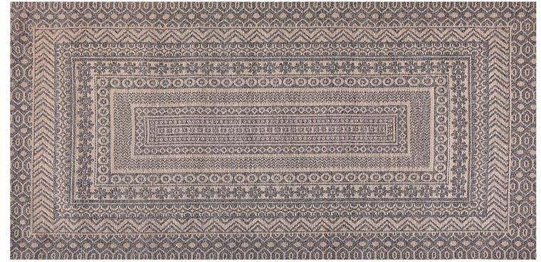Beliani BAGLAR Jute vloerkleed Beige Wit 80 x 150 cm Jute - Foto 4