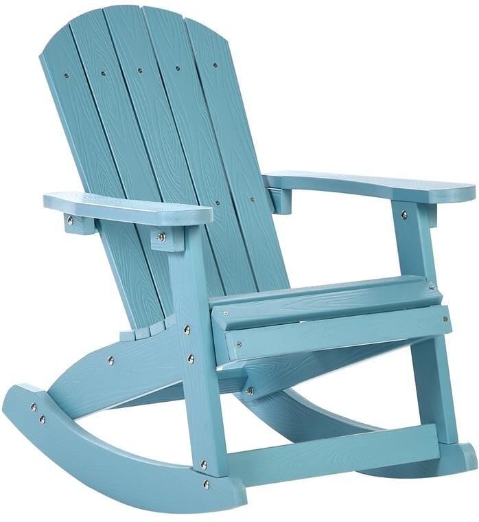 Beliani ADIRONDACK Kinderschommelstoel Lichtblauw Kunsthout