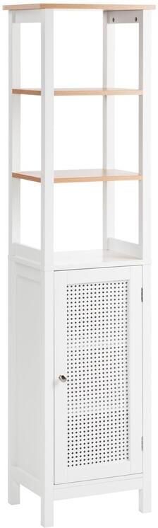 Beliani ALAMOS Badkamerkast Wit 30 x 160 cm MDF