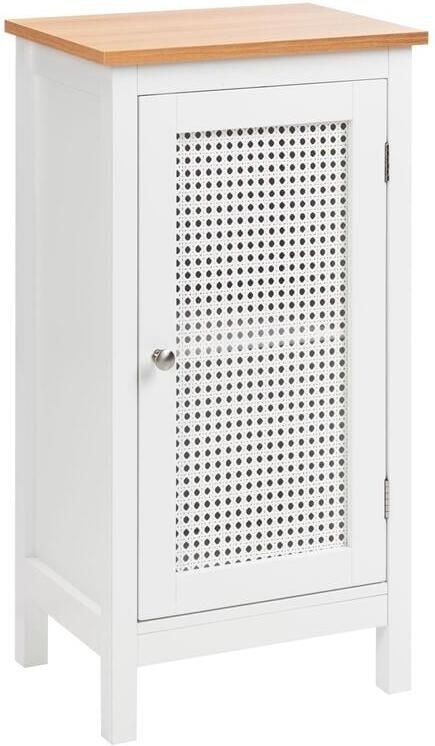 Beliani ALAMOS Badkamerkast Wit 30 x 75 cm MDF