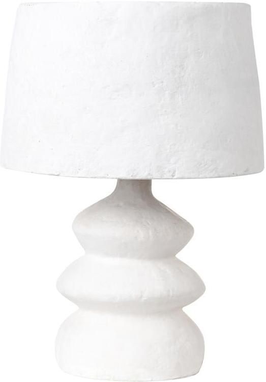 Beliani ARAPEY Tafellamp Wit Papier-maché