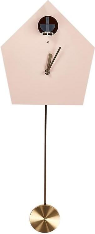 Beliani ARBAZ Wandklok Roze MDF