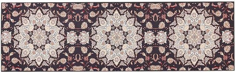 Beliani -ARITAS-Loper tapijt-Zwart|Beige-60 x 200 cm-Polyester - Foto 3