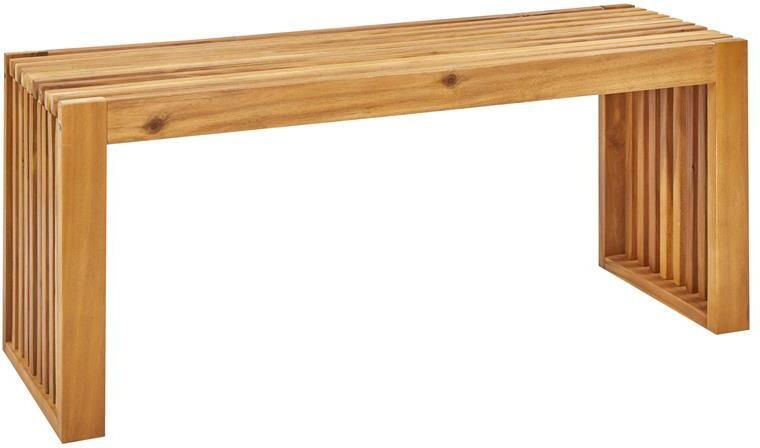 Beliani BELLANO Tuinbank Lichthout Acaciahout