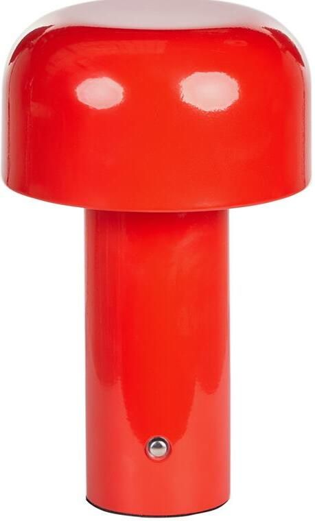 Beliani BESOS Tafellamp Rood IJzer