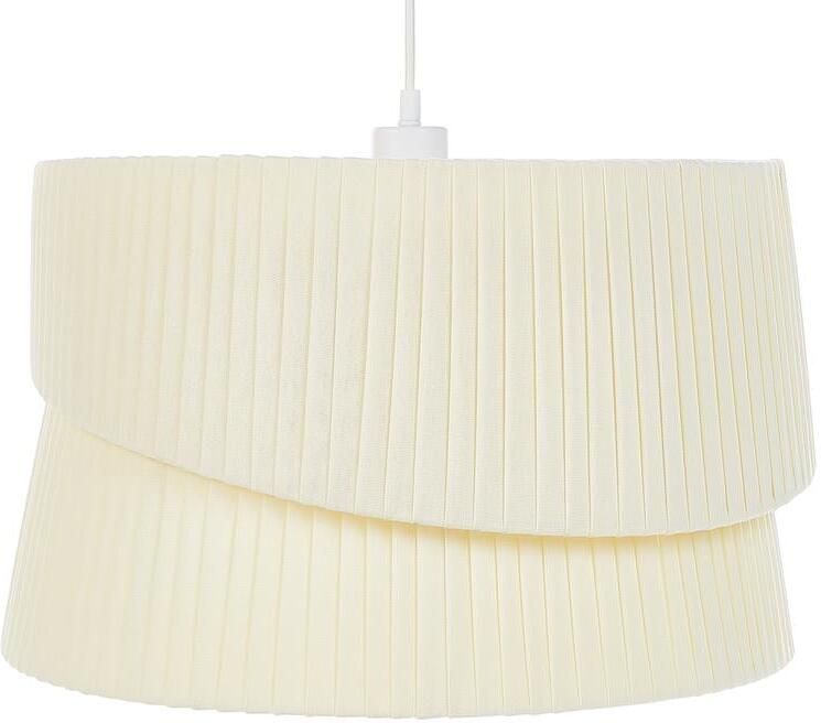 Beliani BIRIM Hanglamp Beige Polyester
