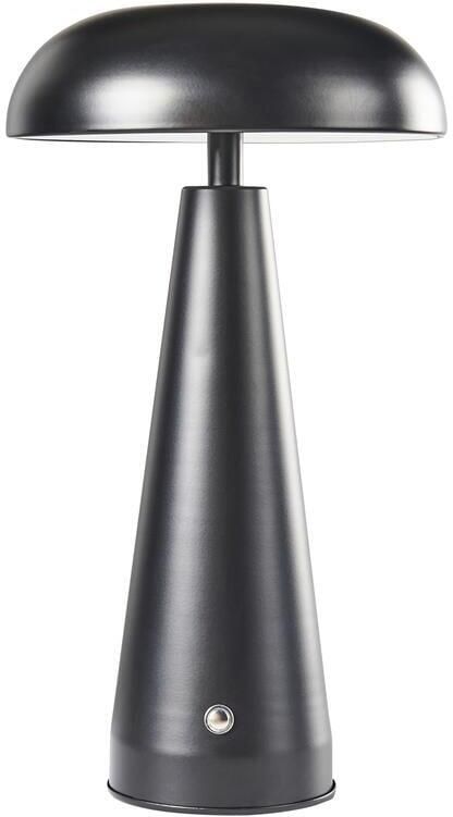 Beliani BOCONO Draadloze LED tafellamp Zwart IJzer