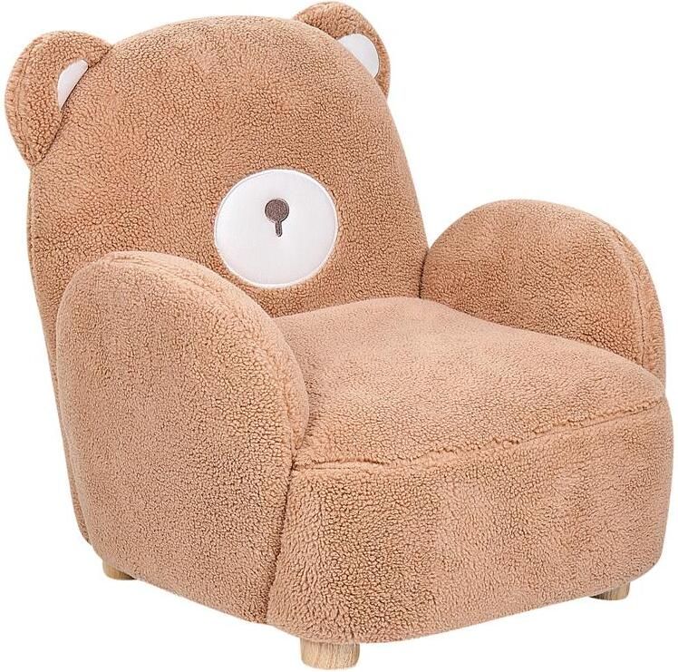 Beliani BOO Kinderstoel Bruin Polyester