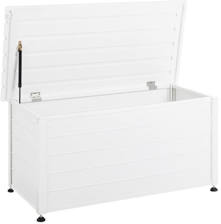 Beliani CAMPALTO Kussenbox Wit 123 x 60 cm Aluminium