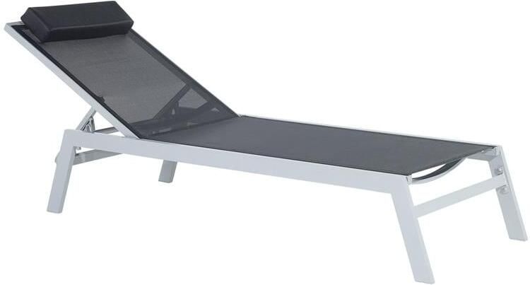 Beliani CATANIA Strandstoel Zwart Polyester